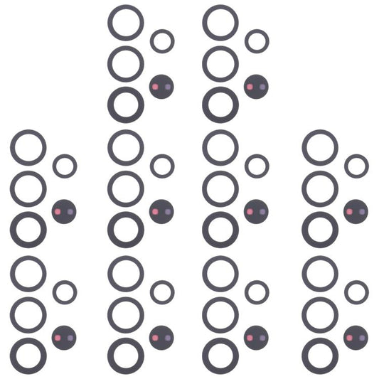 For Samsung Galaxy S24 Ultra SM-S928B 10set Back Camera Lens - Camera Series by buy2fix | Online Shopping UK | buy2fix