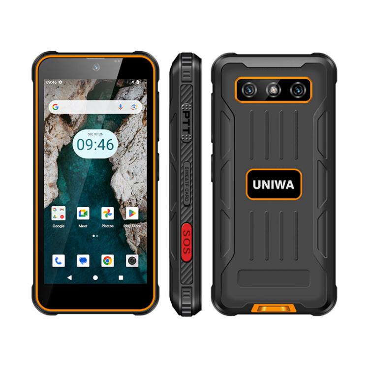 UNIWA R4001 Rugged Phone, Night Vision, 4GB+64GB, 4.0 inch Android 14 Unisoc T606 Octa Core, Network: 4G, OTG, NFC, Plug:UK Plug(Black) - UNIWA by UNIWA | Online Shopping UK | buy2fix