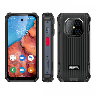 UNIWA R4002 Rugged Phone, 6GB+128GB, 3.88 inch Android 12 Mediatek MT6762 Octa Core, Network: 4G, OTG(Black) - UNIWA by UNIWA | Online Shopping UK | buy2fix
