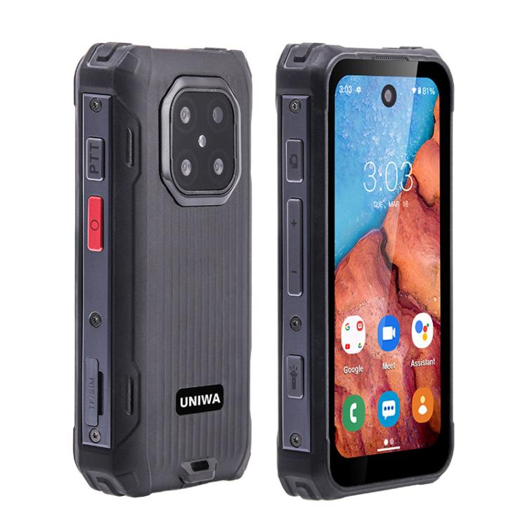UNIWA R4002 Rugged Phone, 6GB+128GB, 3.88 inch Android 12 Mediatek MT6762 Octa Core, Network: 4G, OTG(Black) - UNIWA by UNIWA | Online Shopping UK | buy2fix