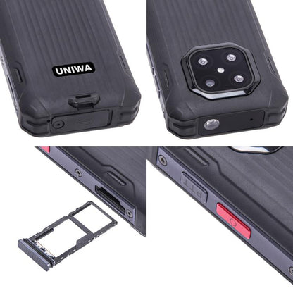 UNIWA R4002 Rugged Phone, 6GB+128GB, 3.88 inch Android 12 Mediatek MT6762 Octa Core, Network: 4G, OTG(Black) - UNIWA by UNIWA | Online Shopping UK | buy2fix