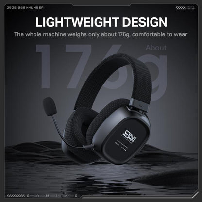 ONIKUMA GT839 Bluetooth 5.4 2.4G Wired E-sports Game Headset(Black) - Multimedia Headset by ONIKUMA | Online Shopping UK | buy2fix