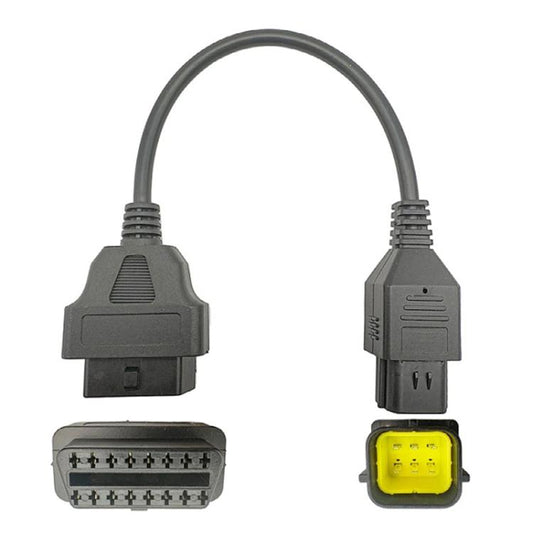 For Husqvarna 6 Pin to 16 Pin Motorcycle OBD2 Converter Cable Diagnostic Cable - Cables & Connectors by buy2fix | Online Shopping UK | buy2fix