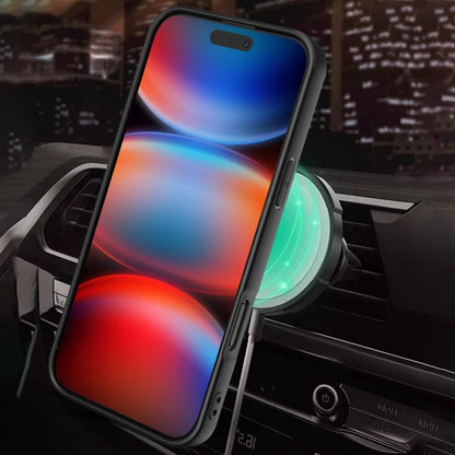 For iPhone 17 Pro Max Armor Rotating Holder MagSafe Phone Case(Grey) - iPhone 17 Pro Max Cases by buy2fix | Online Shopping UK | buy2fix