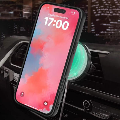 For iPhone 17 Armor Rotating Holder MagSafe Phone Case(Grey) - iPhone 17 Cases by buy2fix | Online Shopping UK | buy2fix