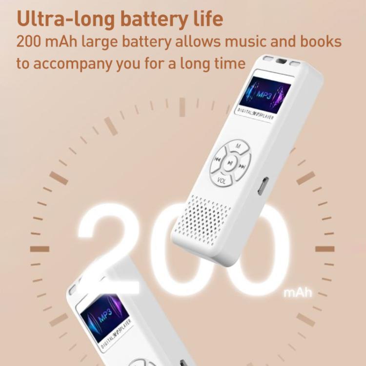 T09 Multifunctional Digital Screen MP3 / MP4 Bluetooth Music Player, Without Memory Card(White) - MP3 Player by buy2fix | Online Shopping UK | buy2fix