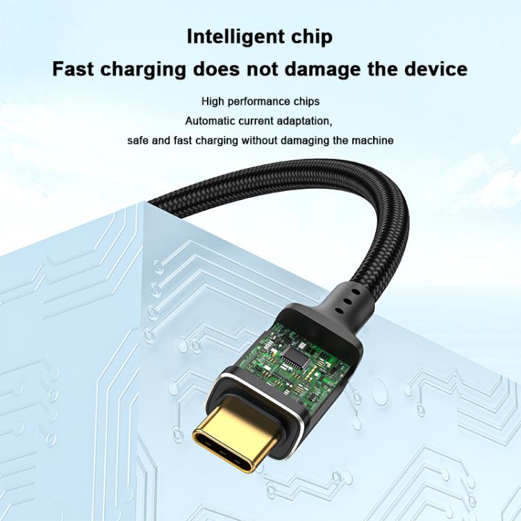 DOONJIEY DJUSB519GR 120Gbps Type-C 16K HD Projection Conversion Cable(Black) - USB-C & Type-C Cable by buy2fix | Online Shopping UK | buy2fix