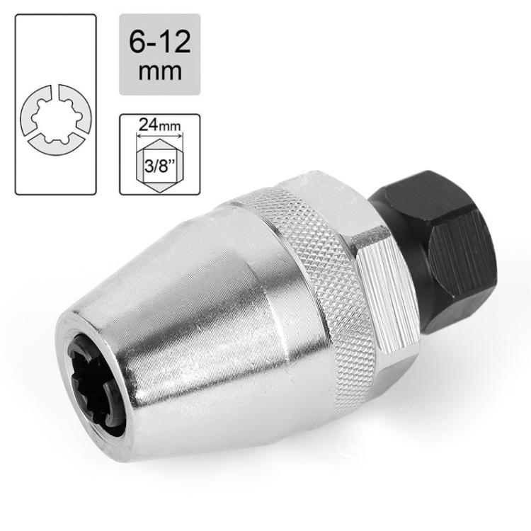 3/8 inch DR Bolt Screw Removal Tool(Black Silver) - Hand Tool Sets by buy2fix | Online Shopping UK | buy2fix