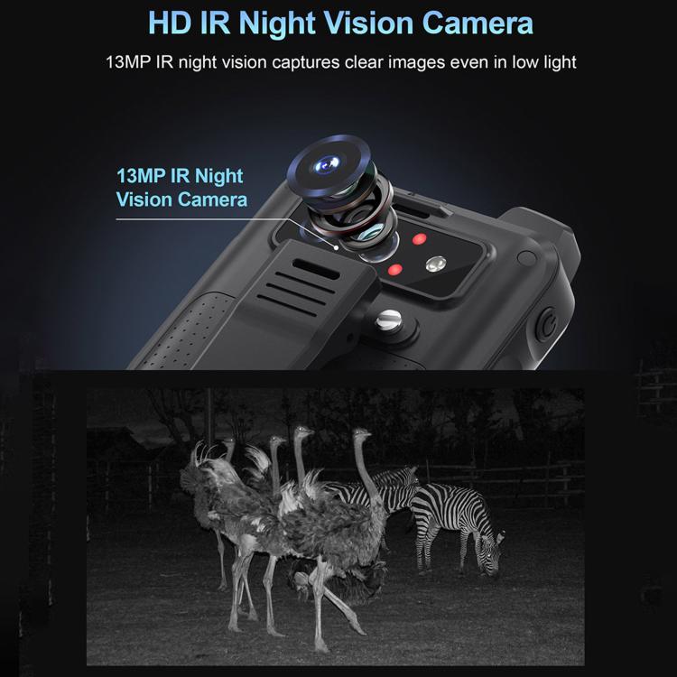 UNIWA F400 PoC Walkie Talkie Rugged Phone, Night Vision, 4GB+64GB, 4.0 inch Android 15  Mediatek Helio G81 Octa Core, Network: 4G, SOS, NFC, Plug:US Plug(Black) - UNIWA by UNIWA | Online Shopping UK | buy2fix