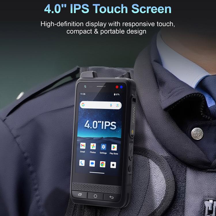 UNIWA F400 PoC Walkie Talkie Rugged Phone, Night Vision, 4GB+64GB, 4.0 inch Android 15  Mediatek Helio G81 Octa Core, Network: 4G, SOS, NFC, Plug:AU Plug(Black) - UNIWA by UNIWA | Online Shopping UK | buy2fix