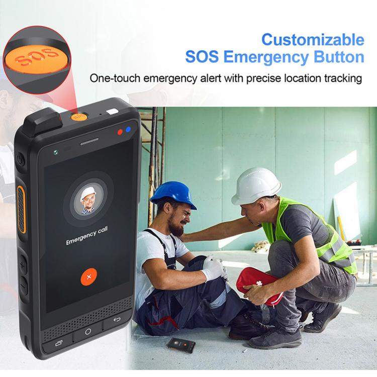 UNIWA F400 PoC Walkie Talkie Rugged Phone, Night Vision, 4GB+64GB, 4.0 inch Android 15  Mediatek Helio G81 Octa Core, Network: 4G, SOS, NFC, Plug:AU Plug(Black) - UNIWA by UNIWA | Online Shopping UK | buy2fix