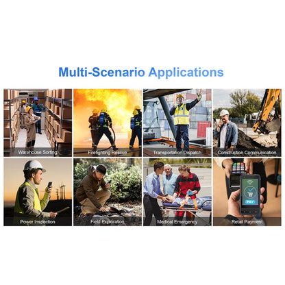 UNIWA F400 PoC Walkie Talkie Rugged Phone, Night Vision, 4GB+64GB, 4.0 inch Android 15  Mediatek Helio G81 Octa Core, Network: 4G, SOS, NFC, Plug:EU Plug(Black) - UNIWA by UNIWA | Online Shopping UK | buy2fix