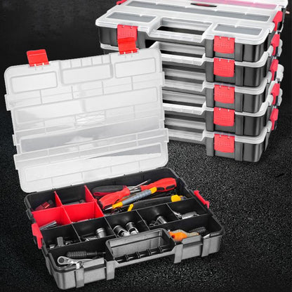 Hardware Parts Portable Multi-functional Compartment Storage Box, Size:38x29.5xcm - Other Tools by buy2fix | Online Shopping UK | buy2fix