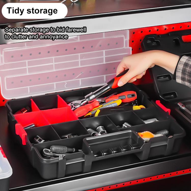 Hardware Parts Portable Multi-functional Compartment Storage Box, Size:38x29.5xcm - Other Tools by buy2fix | Online Shopping UK | buy2fix