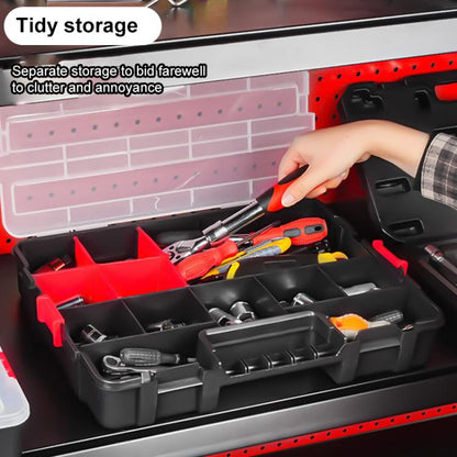 Hardware Parts Portable Multi-functional Compartment Storage Box, Size:38x29.5xcm - Other Tools by buy2fix | Online Shopping UK | buy2fix