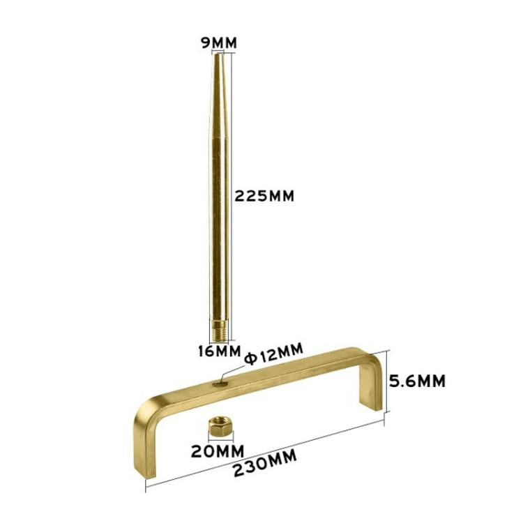 2pcs / Set Car Engine Cylinder Head Cover Fixed Bracket(Gold) - Engine Repair Tools by buy2fix | Online Shopping UK | buy2fix