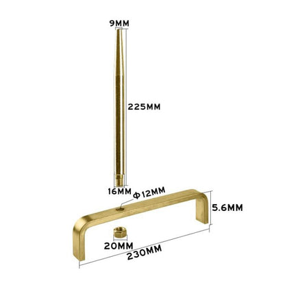 2pcs / Set Car Engine Cylinder Head Cover Fixed Bracket(Gold) - Engine Repair Tools by buy2fix | Online Shopping UK | buy2fix