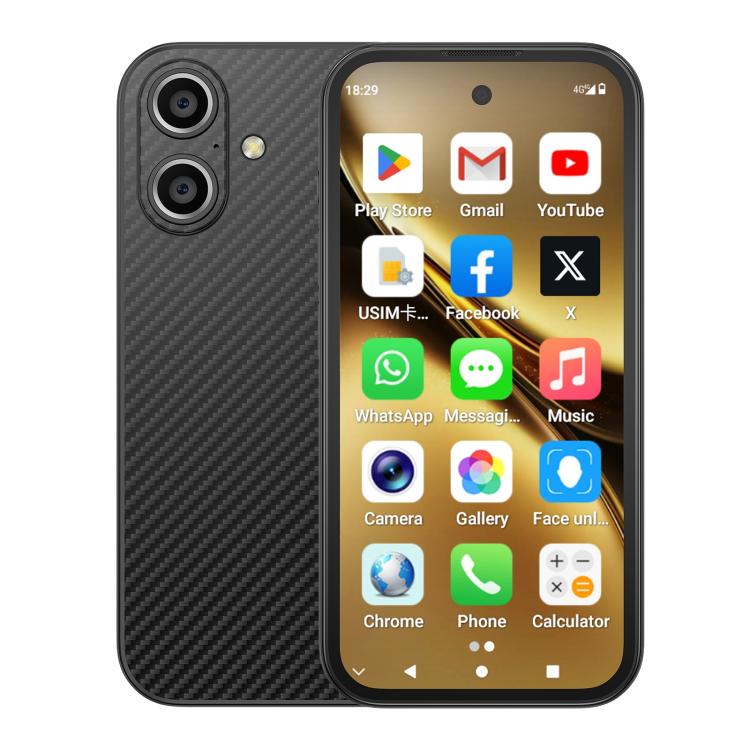 Q333, 4GB+64GB, 3.97 inch Android 12 Mediatek MT6762 Octa Core, Network: 4G, Dual SIM(Black) -  by buy2fix | Online Shopping UK | buy2fix