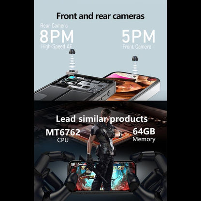 Q333, 4GB+64GB, 3.97 inch Android 12 Mediatek MT6762 Octa Core, Network: 4G, Dual SIM(Pink) -  by buy2fix | Online Shopping UK | buy2fix