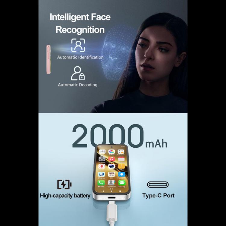 Q333, 4GB+64GB, 3.97 inch Android 12 Mediatek MT6762 Octa Core, Network: 4G, Dual SIM(Pink) -  by buy2fix | Online Shopping UK | buy2fix