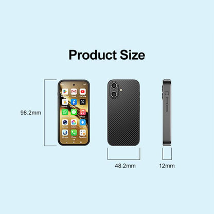 Q333, 4GB+64GB, 3.97 inch Android 12 Mediatek MT6762 Octa Core, Network: 4G, Dual SIM(Black) -  by buy2fix | Online Shopping UK | buy2fix