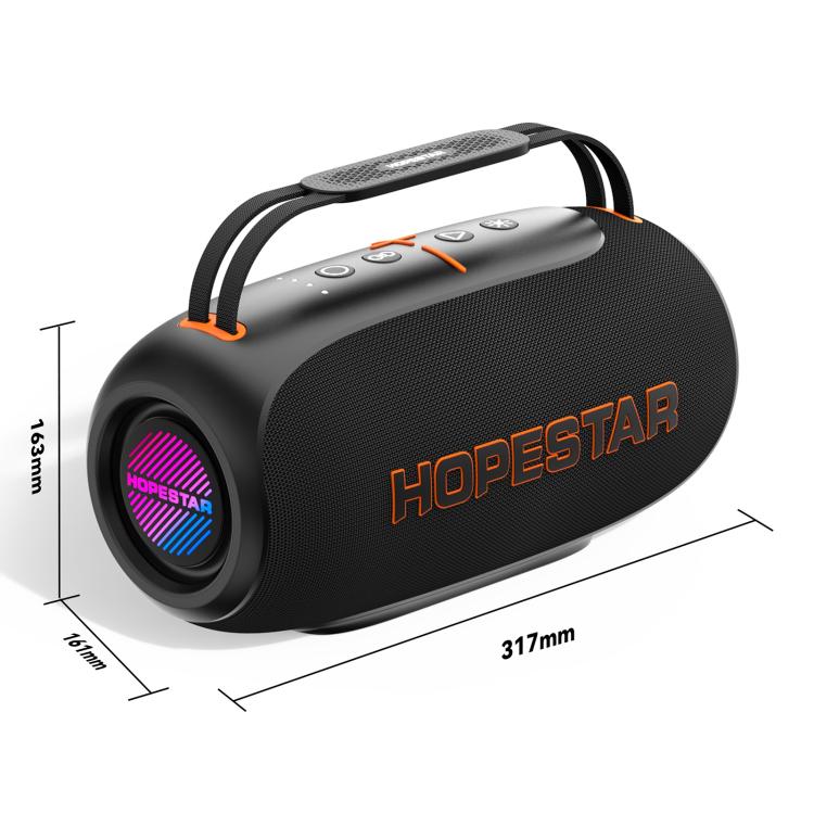HOPESTAR H70 80W Outdoor Portable IPX5 Waterproof Bluetooth Speaker(Navy Blue) - Waterproof Speaker by HOPESTAR | Online Shopping UK | buy2fix