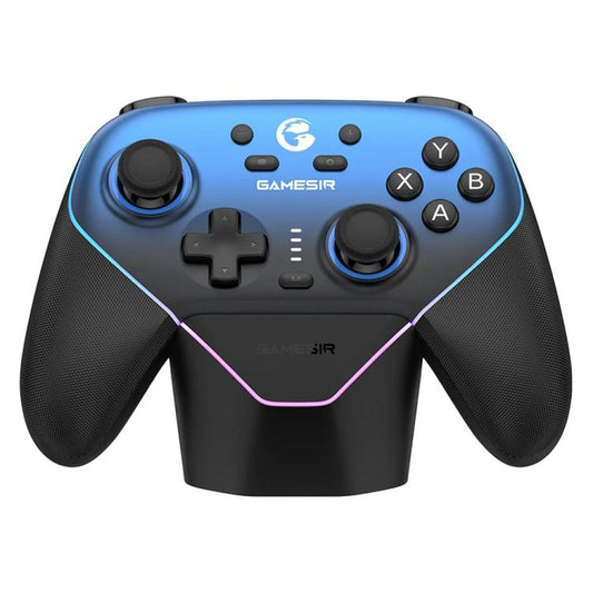 GameSir Super Nova T4 Nova Pro Tri-Mode Wireless Game Controller for PC / Steam / Switch / iOS / Android(Blue) - Controller Gamepad by GameSir | Online Shopping UK | buy2fix