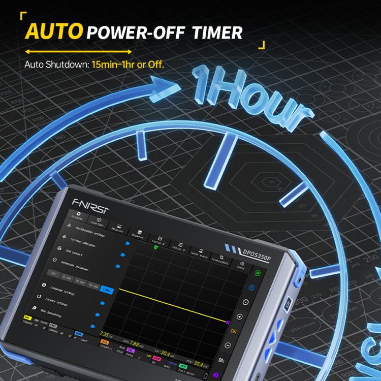 FNIRSI DPOS350P 4 in 1 7 inch IPS HD Touch Screen 350M Tablet Oscilloscope(US Plug) - Other Tester Tool by FNIRSI | Online Shopping UK | buy2fix