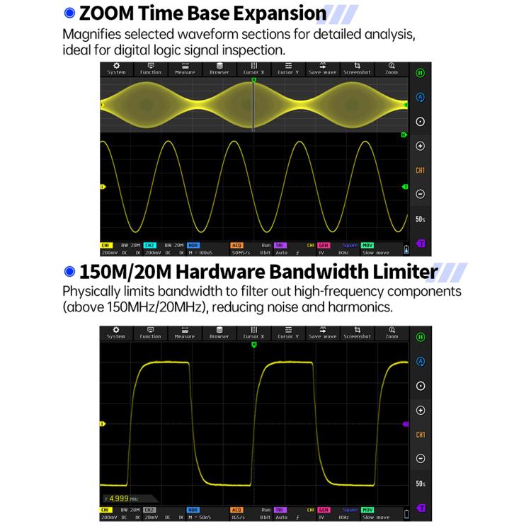 FNIRSI DPOS350P 4 in 1 7 inch IPS HD Touch Screen 350M Tablet Oscilloscope(US Plug) - Other Tester Tool by FNIRSI | Online Shopping UK | buy2fix