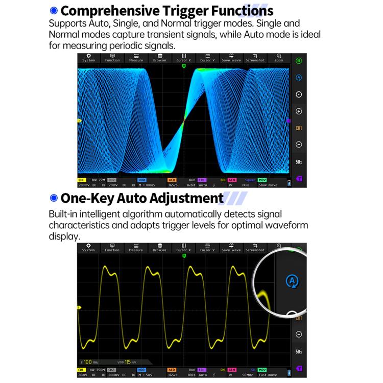 FNIRSI DPOS350P 4 in 1 7 inch IPS HD Touch Screen 350M Tablet Oscilloscope(US Plug) - Other Tester Tool by FNIRSI | Online Shopping UK | buy2fix