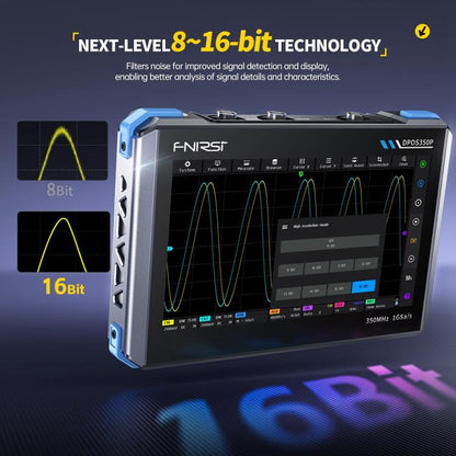 FNIRSI DPOS350P 4 in 1 7 inch IPS HD Touch Screen 350M Tablet Oscilloscope(US Plug) - Other Tester Tool by FNIRSI | Online Shopping UK | buy2fix