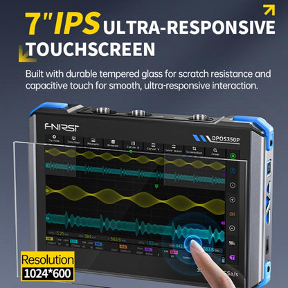 FNIRSI DPOS350P 4 in 1 7 inch IPS HD Touch Screen 350M Tablet Oscilloscope(US Plug) - Other Tester Tool by FNIRSI | Online Shopping UK | buy2fix