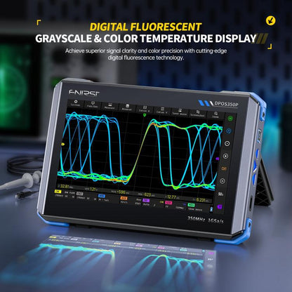 FNIRSI DPOS350P 4 in 1 7 inch IPS HD Touch Screen 350M Tablet Oscilloscope(EU Plug) - Other Tester Tool by FNIRSI | Online Shopping UK | buy2fix