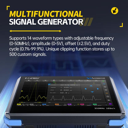 FNIRSI DPOS350P 4 in 1 7 inch IPS HD Touch Screen 350M Tablet Oscilloscope(EU Plug) - Other Tester Tool by FNIRSI | Online Shopping UK | buy2fix
