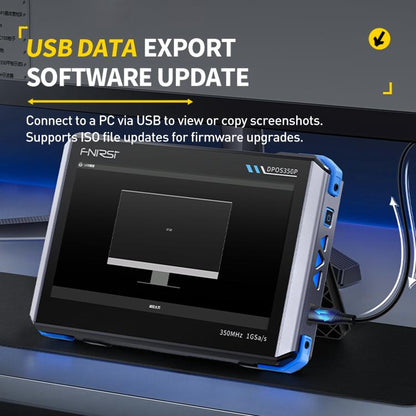 FNIRSI DPOS350P 4 in 1 7 inch IPS HD Touch Screen 350M Tablet Oscilloscope(EU Plug) - Other Tester Tool by FNIRSI | Online Shopping UK | buy2fix