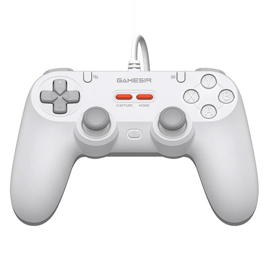 GameSir Tegenaria Lite Wired Symmetric Game Controller for PC / Steam / Switch / iOS / Android(White) - Gamepads by GameSir | Online Shopping UK | buy2fix