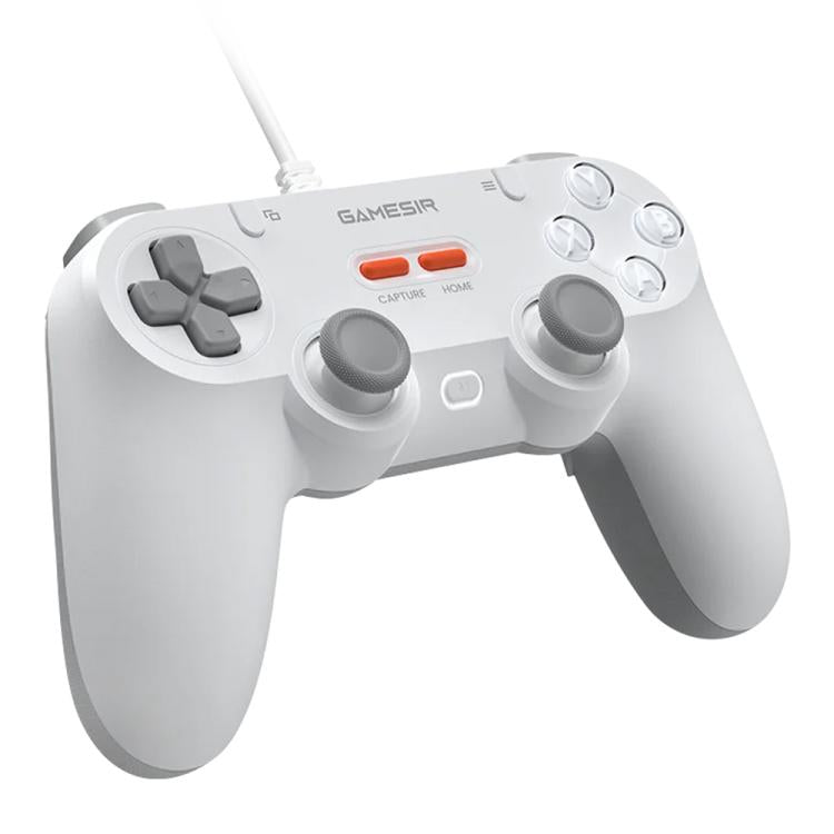 GameSir Tegenaria Lite Wired Symmetric Game Controller for PC / Steam / Switch / iOS / Android(White) - Gamepads by GameSir | Online Shopping UK | buy2fix