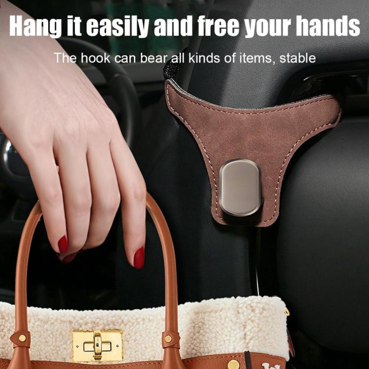Car Sports Seat Back Hanger Hook(Brown) - Auto Fastener & Clips by buy2fix | Online Shopping UK | buy2fix