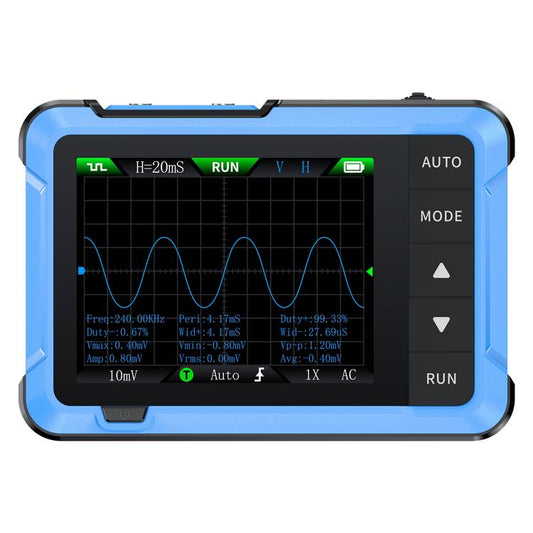 FNIRSI DSO510 Handheld Small Digital Portable Tablet Oscilloscope(Black Blue) - Other Tester Tool by FNIRSI | Online Shopping UK | buy2fix
