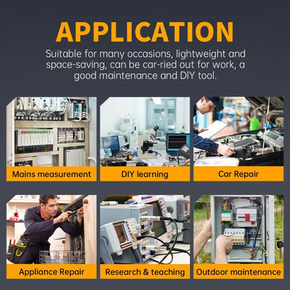 FNIRSI DSO510 Handheld Small Digital Portable Tablet Oscilloscope(Black Blue) - Other Tester Tool by FNIRSI | Online Shopping UK | buy2fix