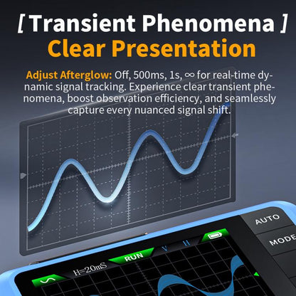 FNIRSI DSO510 Handheld Small Digital Portable Tablet Oscilloscope(Black Blue) - Other Tester Tool by FNIRSI | Online Shopping UK | buy2fix