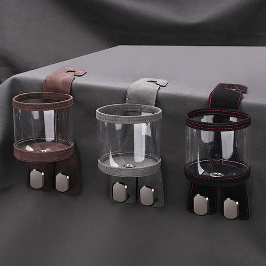 Car Water Cup Holder Seat Back Dual Hanger Hook(Brown) - Auto Fastener & Clips by buy2fix | Online Shopping UK | buy2fix