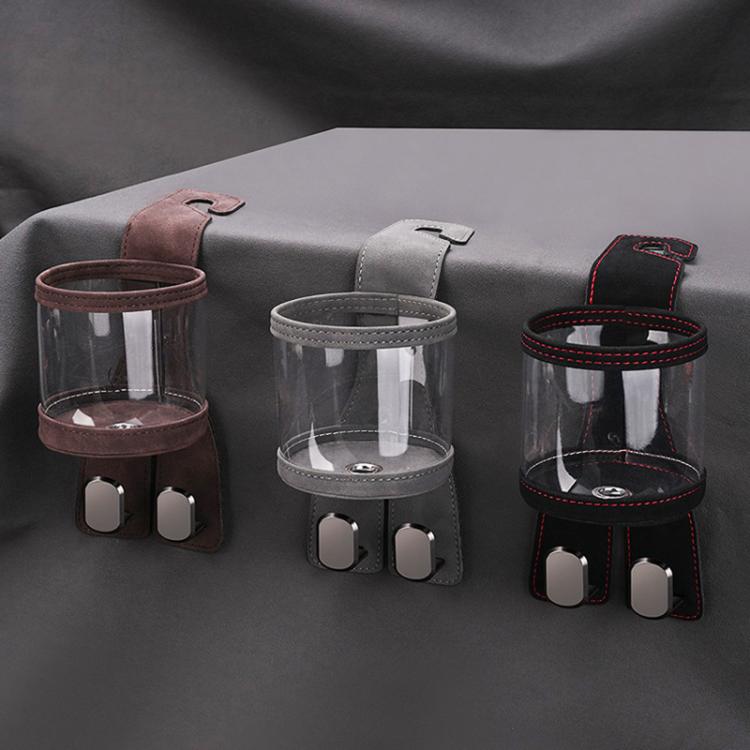 Car Water Cup Holder Seat Back Dual Hanger Hook(Grey) - Auto Fastener & Clips by buy2fix | Online Shopping UK | buy2fix