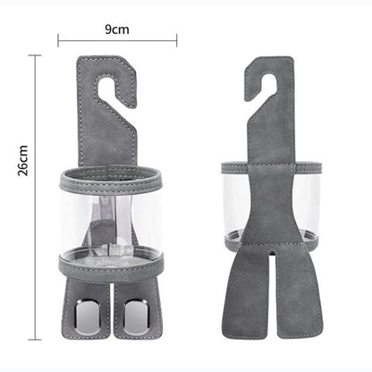 Car Water Cup Holder Seat Back Dual Hanger Hook(Brown) - Auto Fastener & Clips by buy2fix | Online Shopping UK | buy2fix