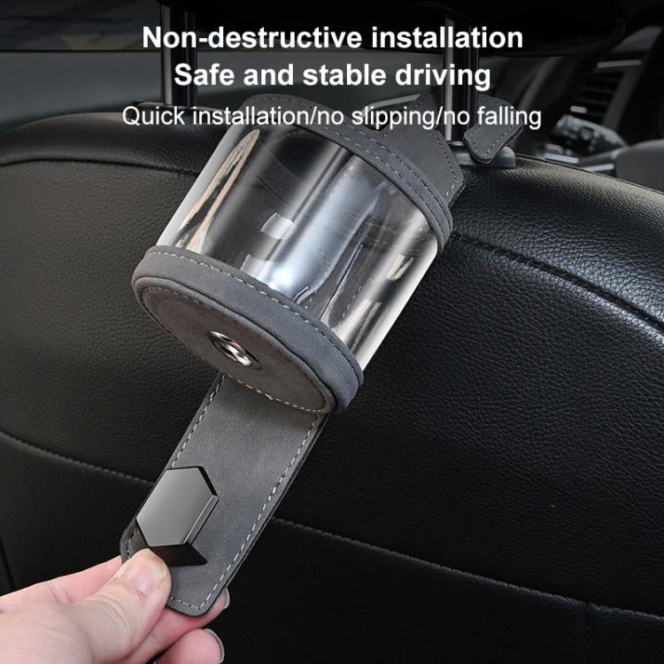 Car Water Cup Holder Seat Back Dual Hanger Hook(Brown) - Auto Fastener & Clips by buy2fix | Online Shopping UK | buy2fix