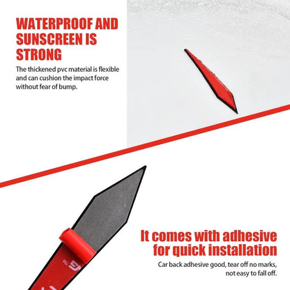 Car Door Anti-collision PVC Strip, Size: 23.5x3.5cm(Red) - Anti Collision Sticker by buy2fix | Online Shopping UK | buy2fix