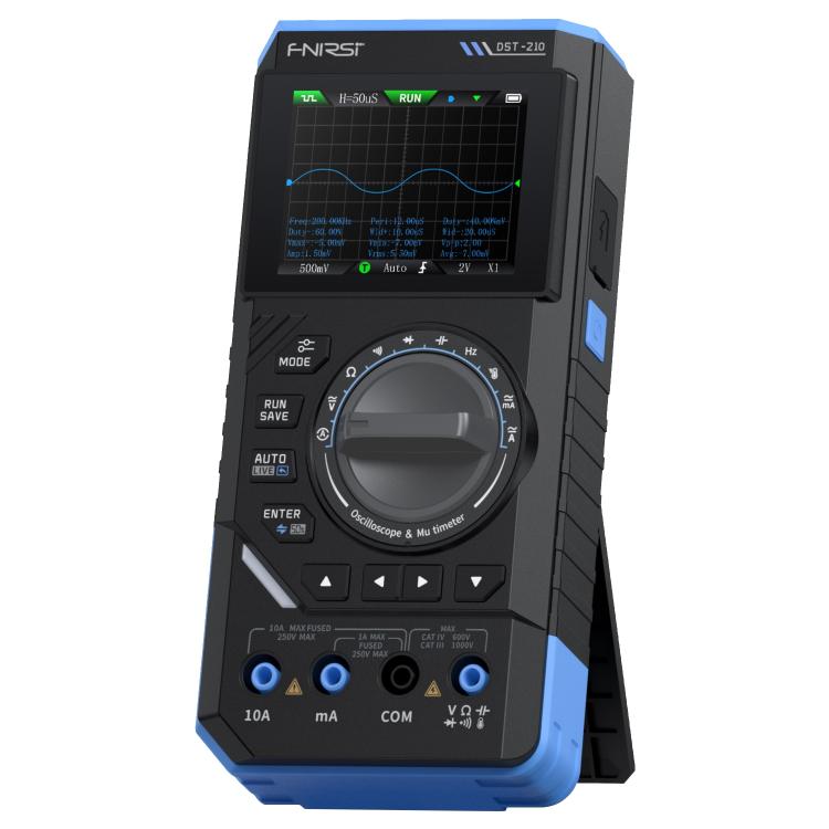 FNIRSI DST210 3 in 1 Digital Multimeter Oscilloscope(Black Blue) - Digital Multimeter by FNIRSI | Online Shopping UK | buy2fix