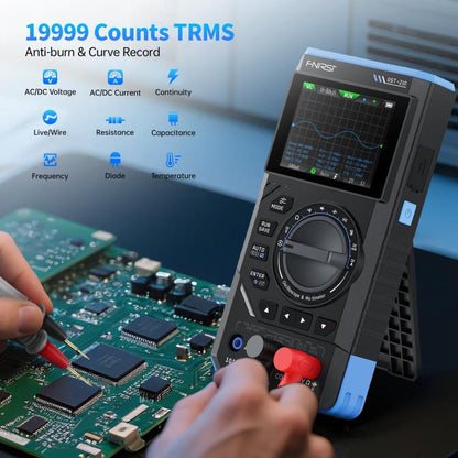 FNIRSI DST210 3 in 1 Digital Multimeter Oscilloscope(Black Blue) - Digital Multimeter by FNIRSI | Online Shopping UK | buy2fix