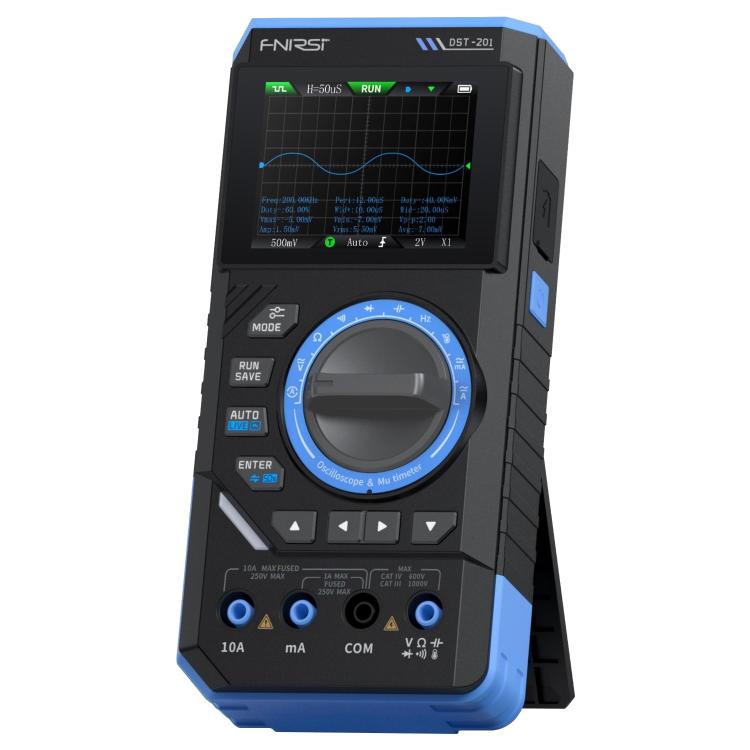 FNIRSI DST201 3 in 1 Digital Multimeter Oscilloscope(Black Blue) - Digital Multimeter by FNIRSI | Online Shopping UK | buy2fix