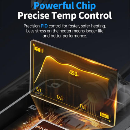 FNIRSI SAG-55 550W High Temperature Portable Micro Hot Air Gun, Type:High-match Metal Base(EU Plug) - Electric Soldering Iron by FNIRSI | Online Shopping UK | buy2fix